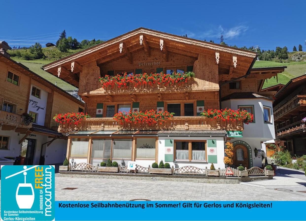 Petererhof Hotel Gerlos Eksteriør billede